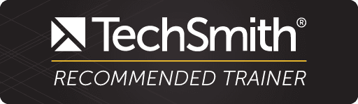 Badge officiel Formateur Recommandé TechSmith