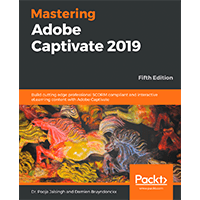 Book cover Mastering Adobe Captivate 2019