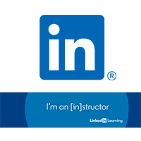 Officiel LinkedIn Learning Instructor bade with LinkedIn logo