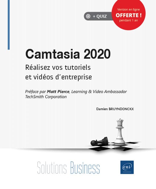 Book cover - Camtasia 2020 - Produce your tutorials and corporate videos