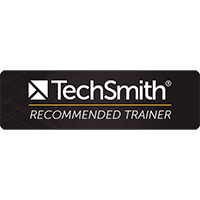 Official TechSmith Recommended Trainer badge
